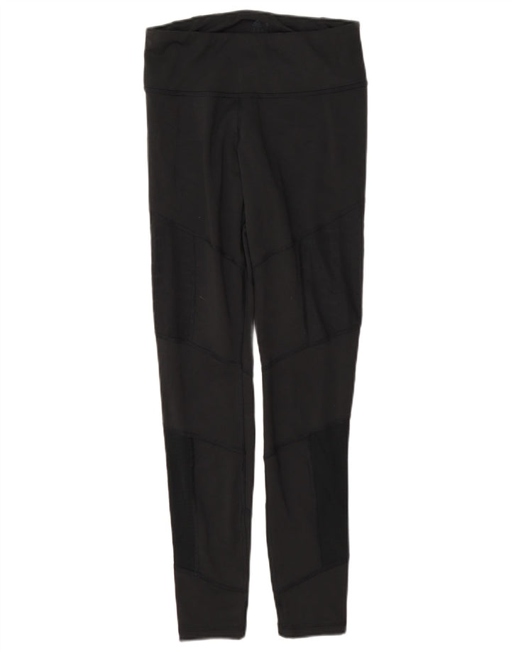 Leggings Reebok Mulher UK 8/10 Pequeno Poliéster Preto