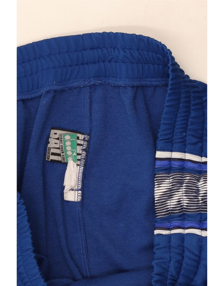 Shorts esportivos gráficos masculinos Diadora XL azul
