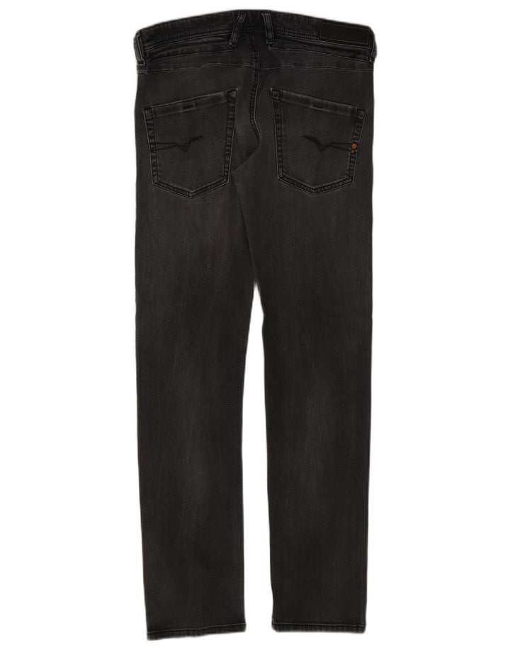 Diesel Feminino Belther Regular Slim Jeans W30 L30 Cinza Algodão