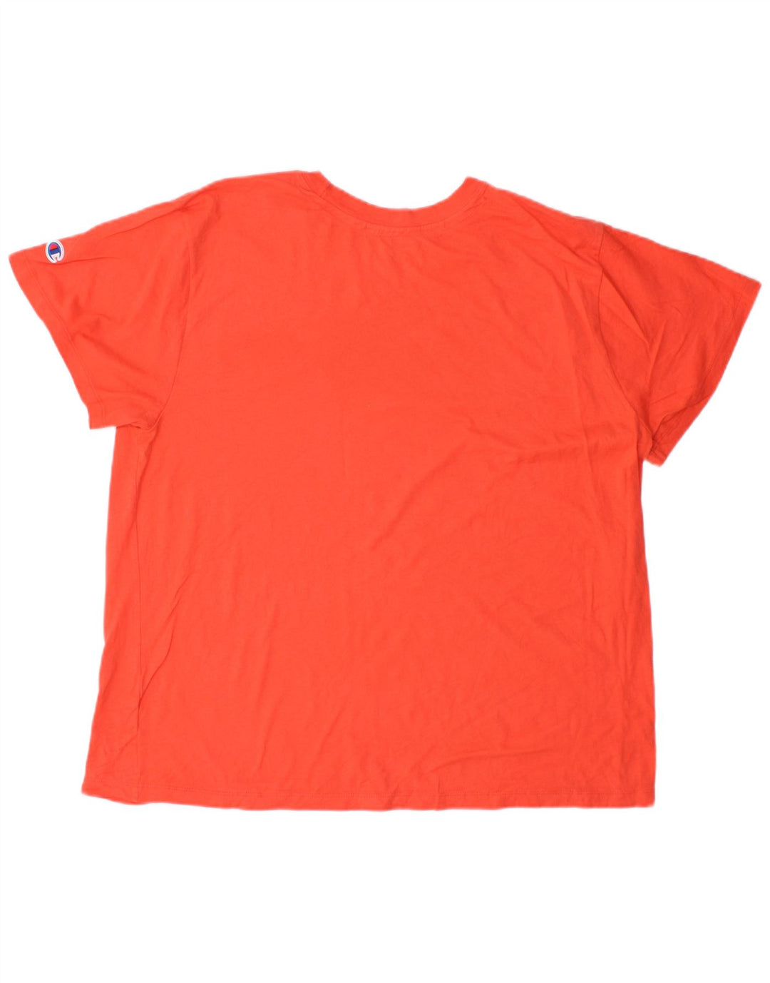 Camiseta feminina com estampa CHAMPION UK 20 2XL algodão laranja