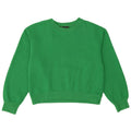 Zara moletom feminino jumper UK 14 poliéster verde médio