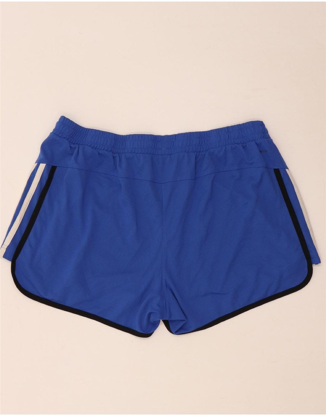 Shorts esportivos femininos ADIDAS Climalite UK 20/22 XL azul poliéster