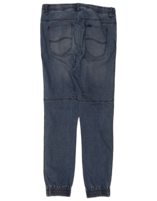 Lee Womens Joggers Slim Jeans Médio W30 L29 Azul Algodão