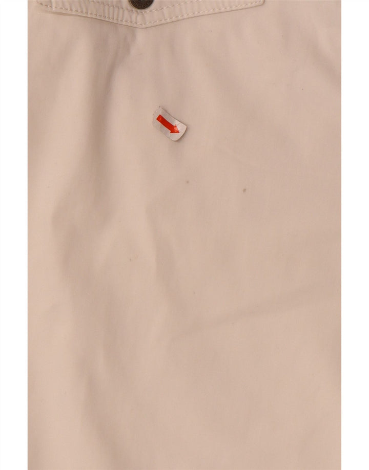 Bermuda feminina TOMMY HILFIGER EUA 10 grande W30 algodão branco