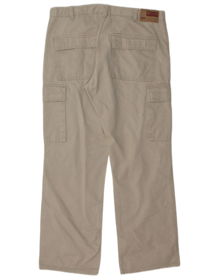 Calça cargo reta masculina MUSTANG W38 L34 algodão cinza