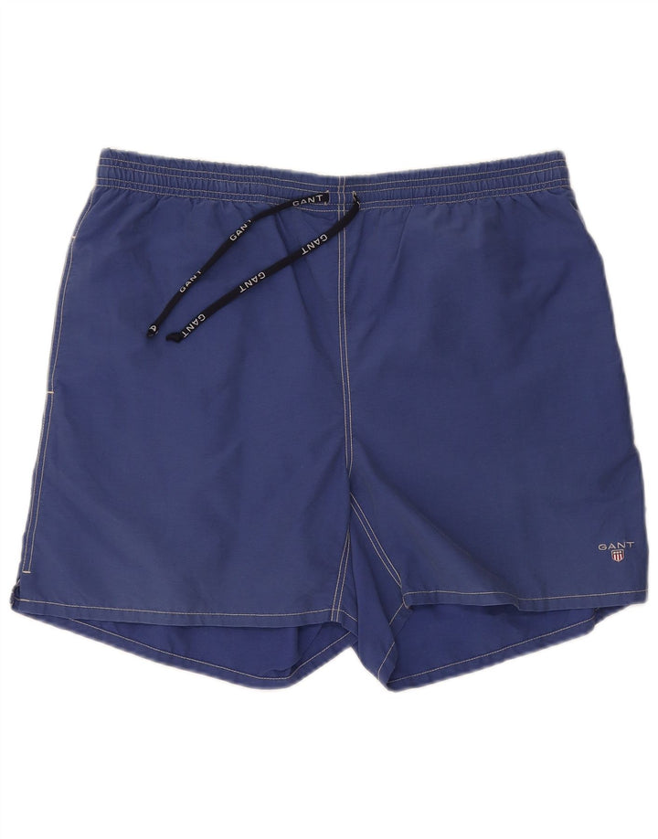 Shorts de natação masculino Gant Graphic grande azul