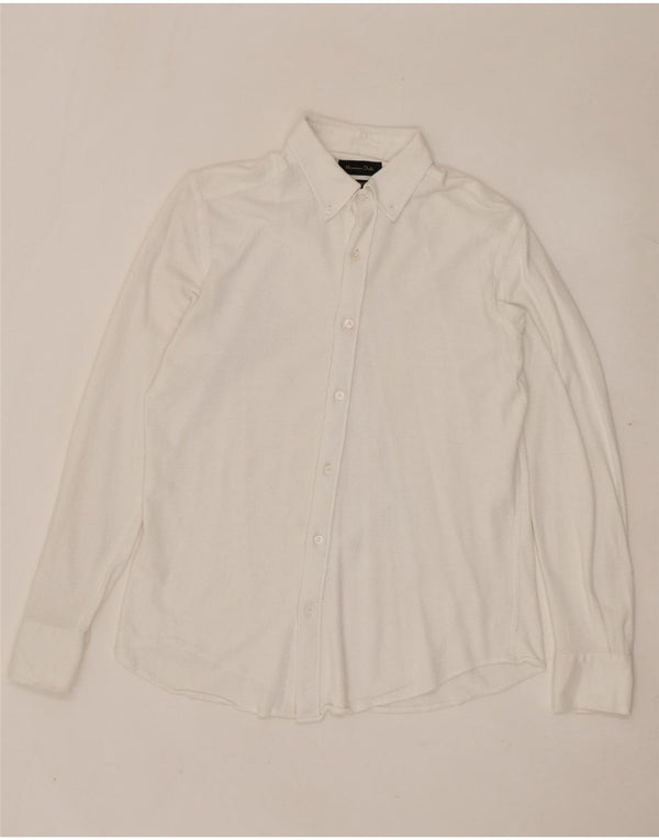 Camisa masculina MASSIMO DUTTI média branca