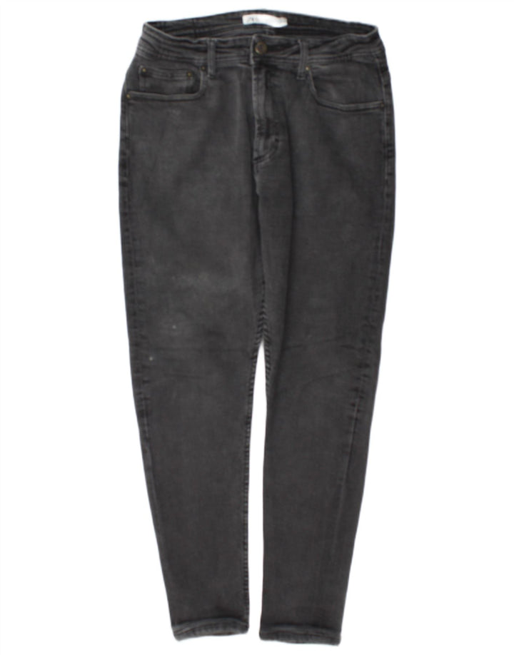 Zara Mens Tapered Jeans EU 42 Médio W32 L30 Cinza