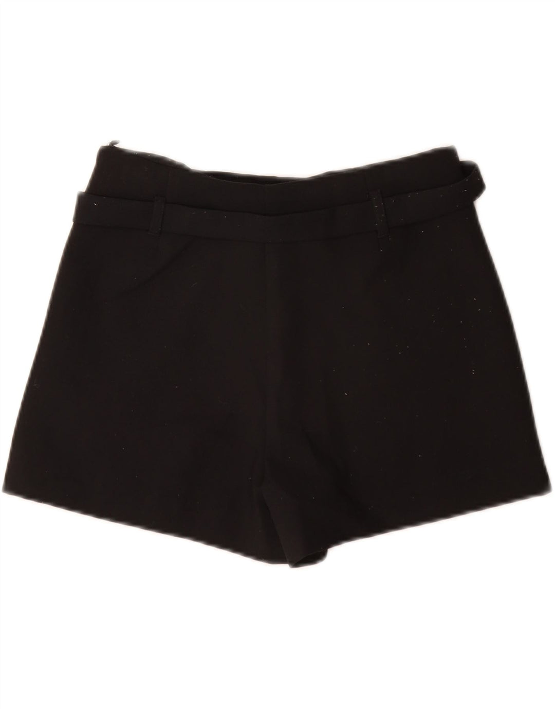 Shorts casual feminino Zara XS W24 poliéster preto