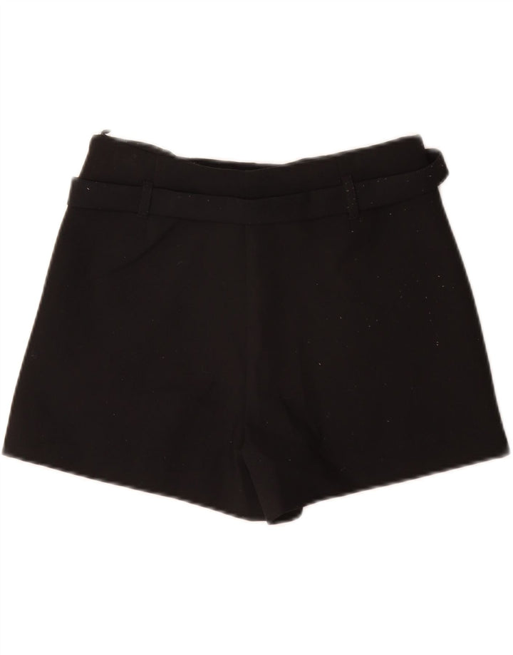 Shorts casual feminino Zara XS W24 poliéster preto