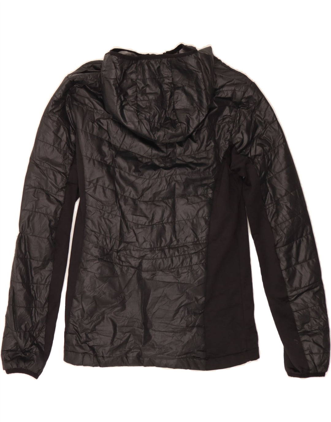 MOUNTAIN WAREHOUSE Womens Padded Jacket UK 12 Medium Black Colourblock Vintage Mountain Warehouse and Second-Hand Mountain Warehouse from Messina Hembry 