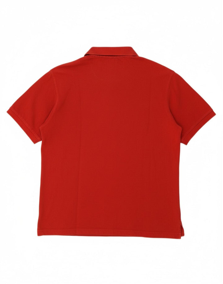 Camisa polo masculina BELFE algodão vermelho médio