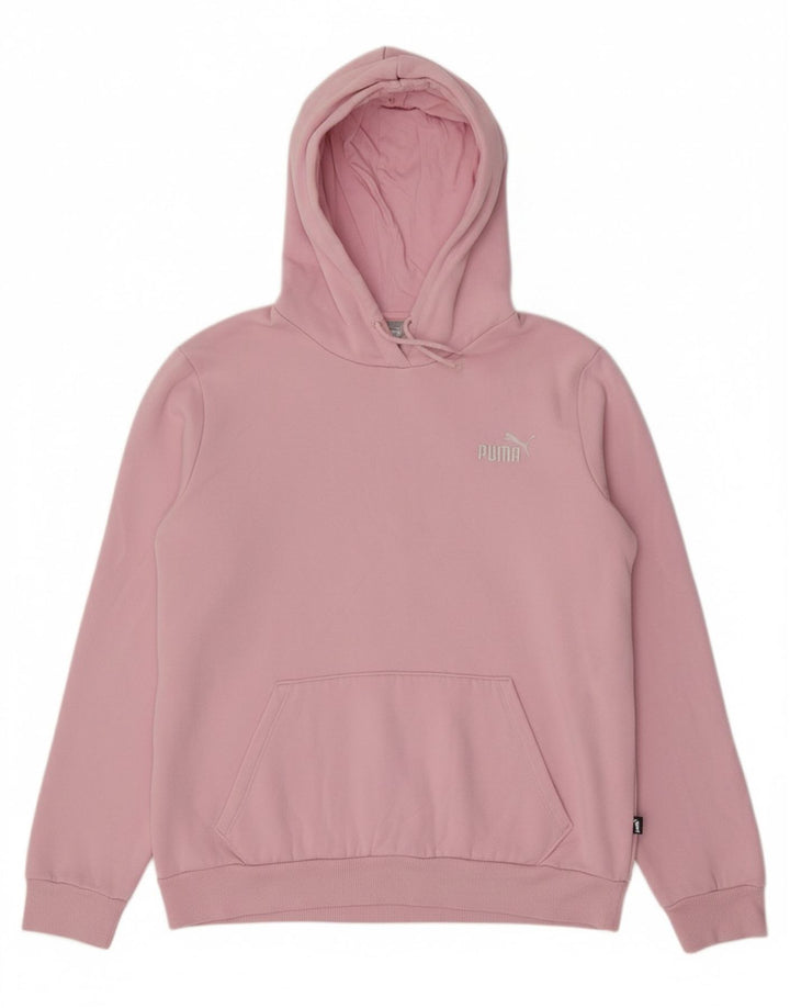 Jumper com capuz feminino PUMA UK 16 grande algodão rosa