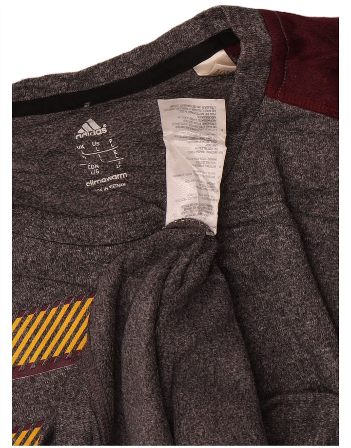 Adidas Mens Arizona State Sun Devils Moletom Jumper Grande Cinza