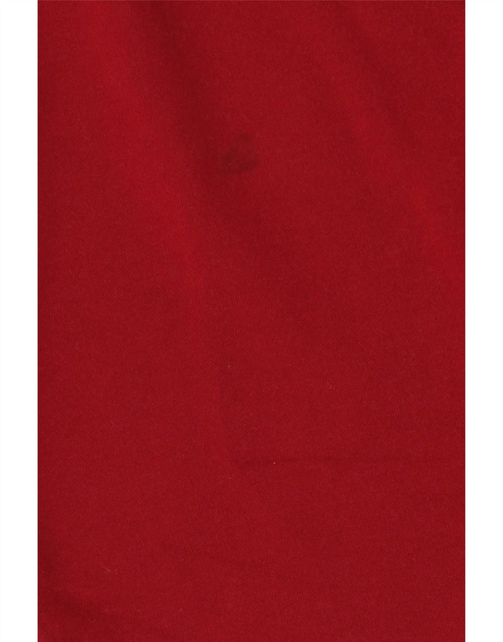 PUMA Masculino Top Manga Longa Pequeno Poliéster Colorblock Vermelho