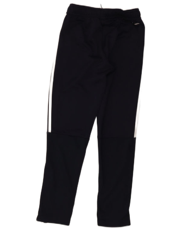 Calças de treino Adidas Boys Aeroready 11-12 anos azul marinho poliéster
