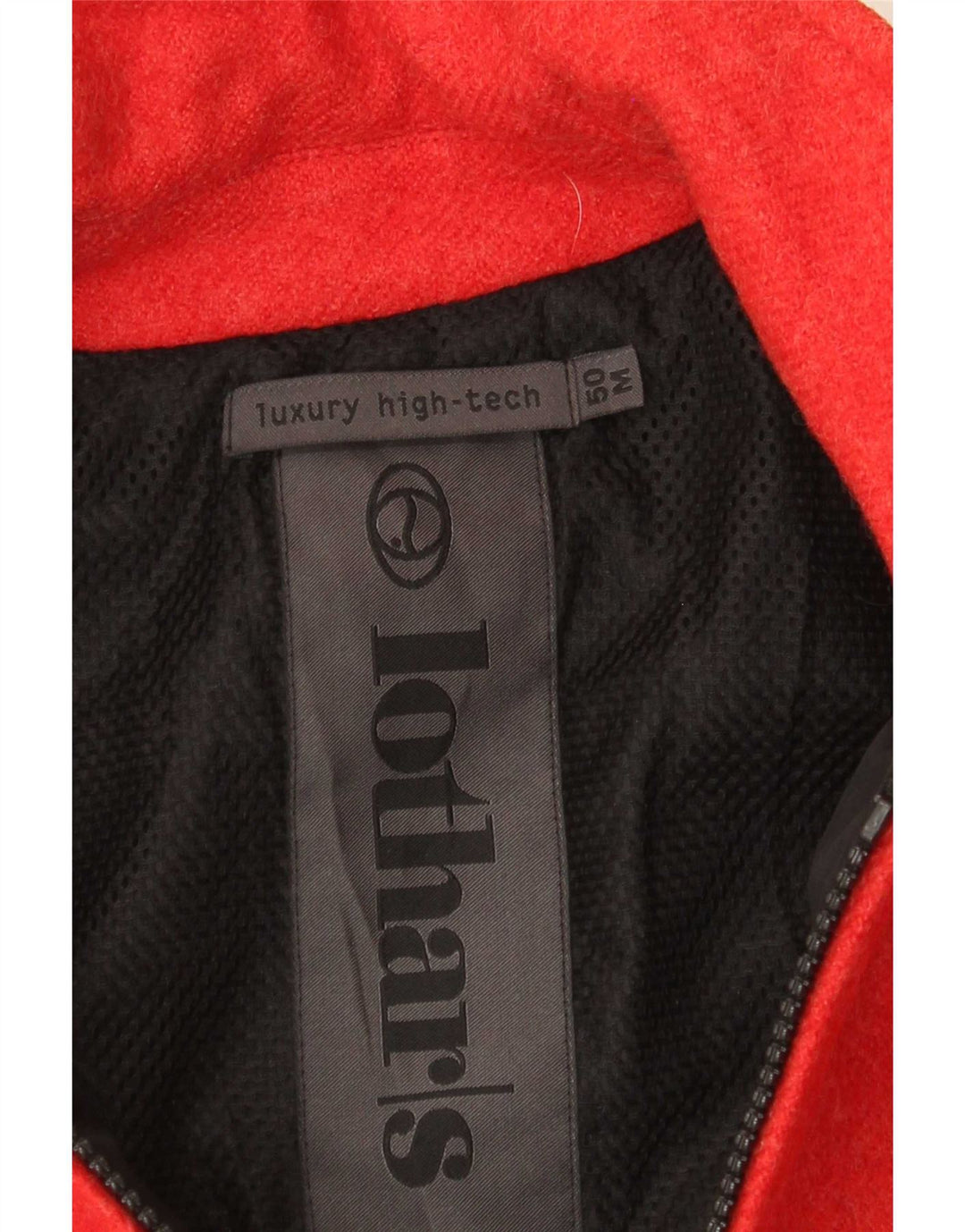 Jaqueta corta-vento masculina Lothars EU 50 poliamida vermelha média