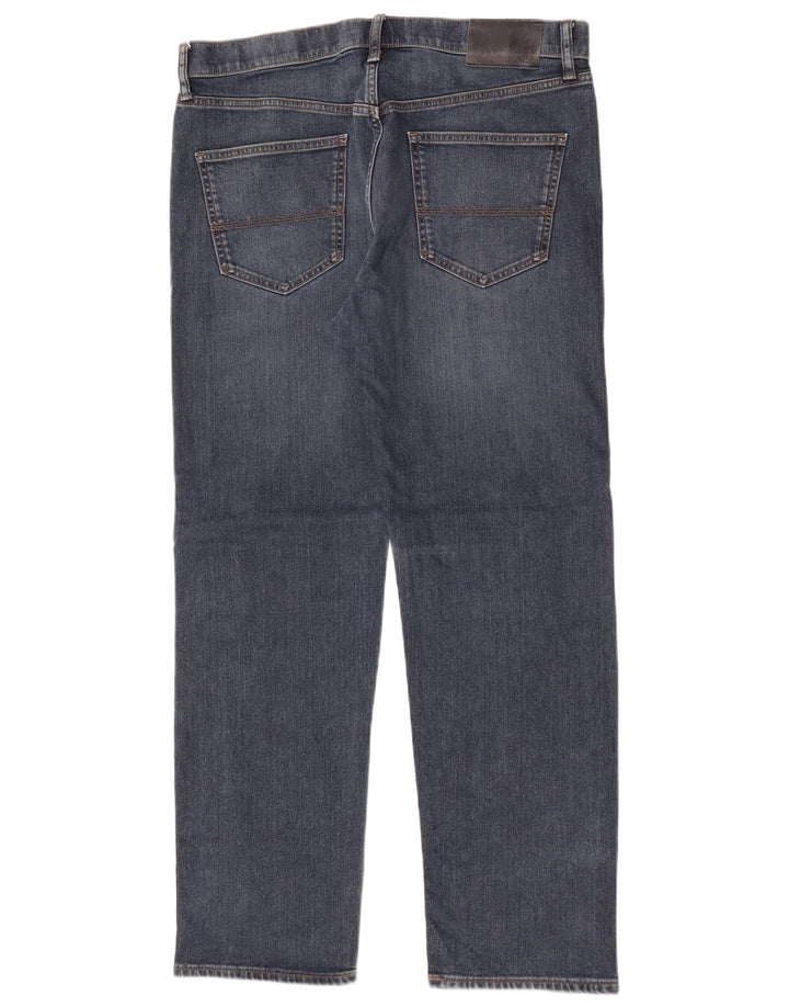 Jeans Marks & Spencer masculino regular fit reto W36 L31 algodão azul