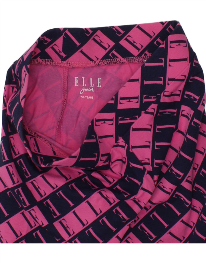 ELLE Girls Graphic Leggings 7-8 Years  Pink Vintage Elle and Second-Hand Elle from Messina Hembry 