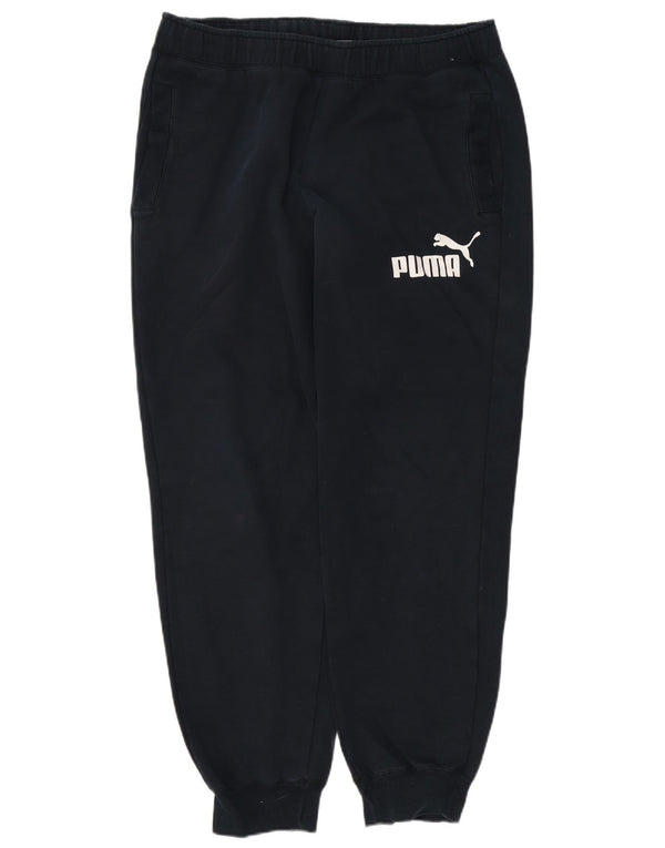 Calça esportiva masculina Puma Graphic Joggers grande algodão preto