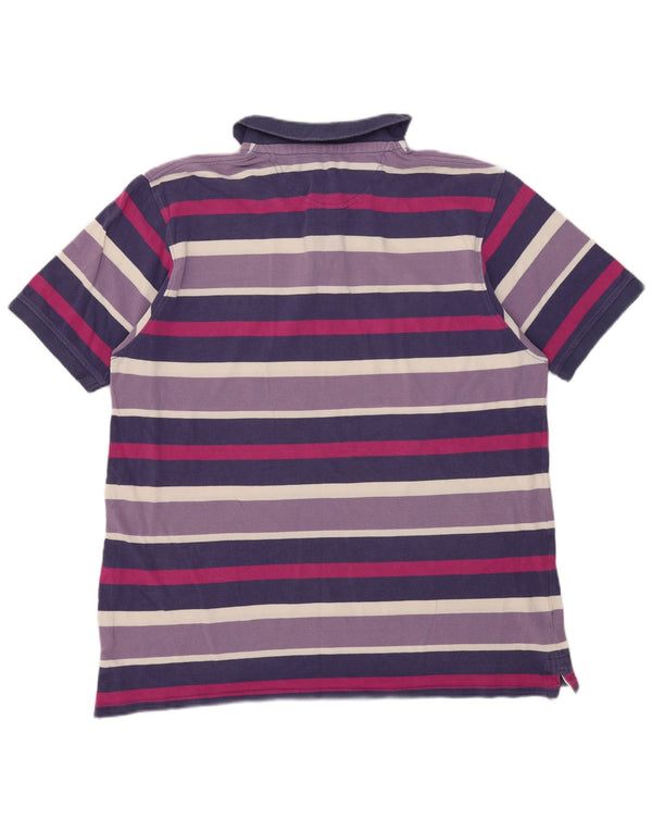 Camisa polo masculina James Pringle 2XL listrada roxa