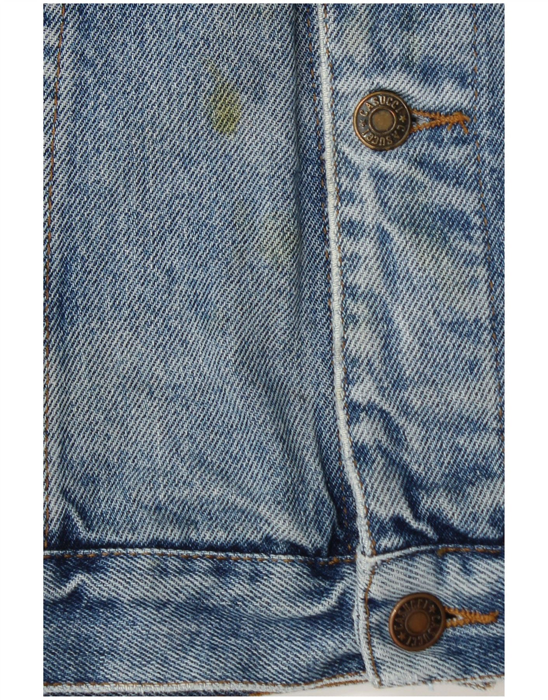 Jaqueta jeans masculina Casucci UK 42 XL azul