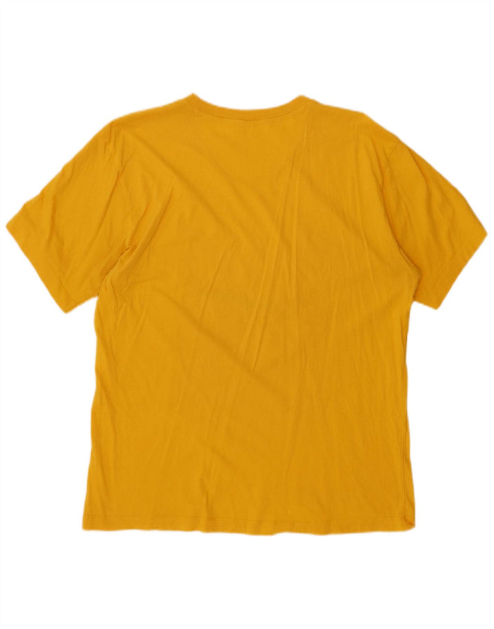 Camiseta masculina gráfica CHAMPION grande amarelo