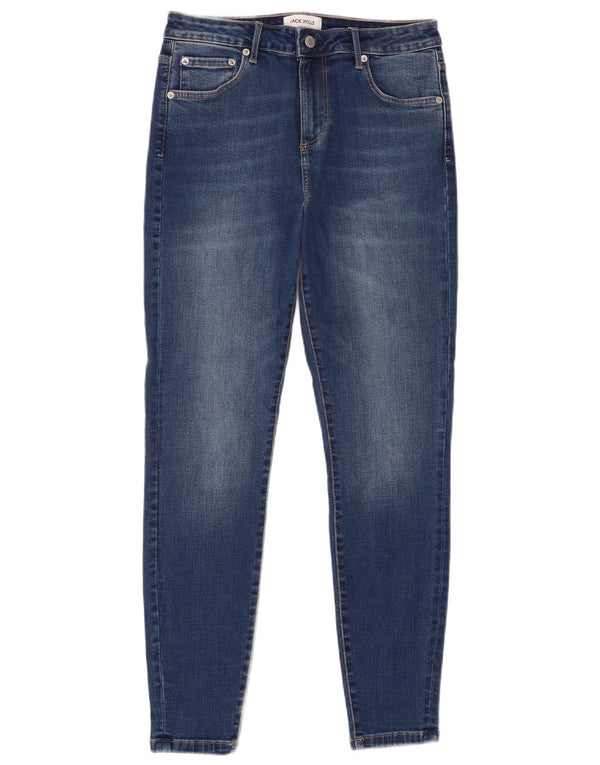 Calça jeans feminina Jack Wills Aimie cintura média skinny W30 L28 algodão azul
