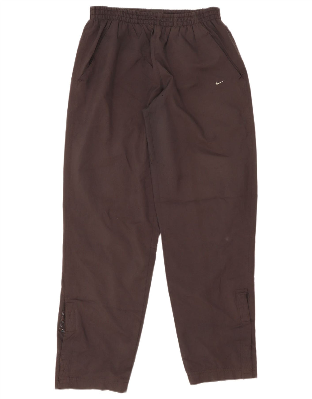 Calça de treino masculina Nike UK 36/38 pequena preta poliéster