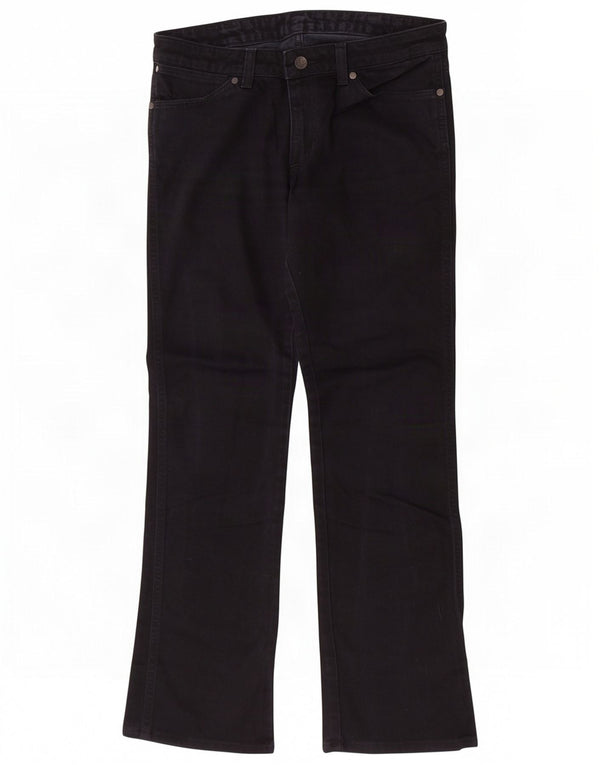 Wrangler feminino Iris Straight Jeans W30 L30 algodão preto