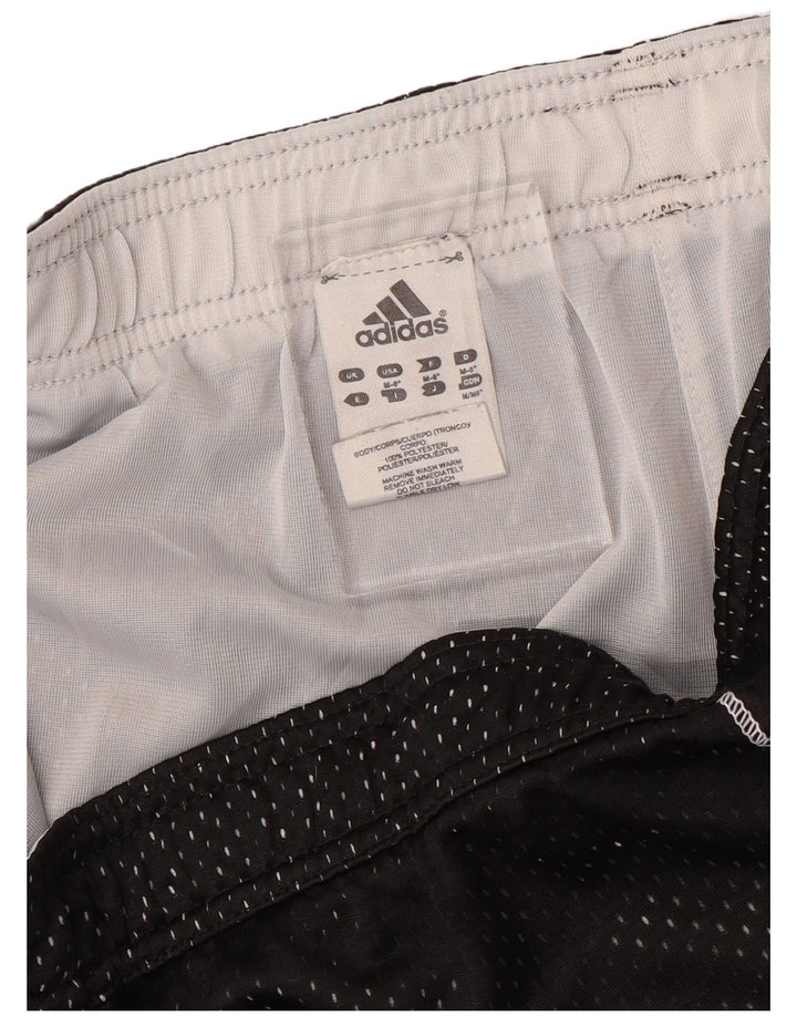 Shorts esportivos femininos ADIDAS UK 14 médio preto poliéster