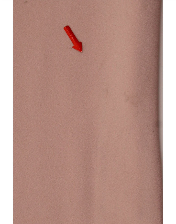 Zara Calça Chino Feminina Slim Pequena W27 L26 Poliéster Rosa