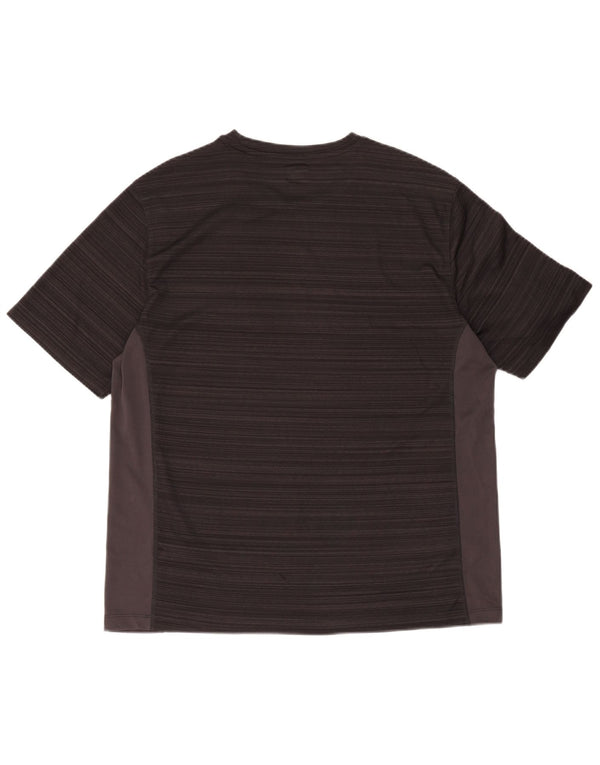 Camiseta Fila Masculina Slim Fit Top 2XL Cinza Colourblock Poliéster