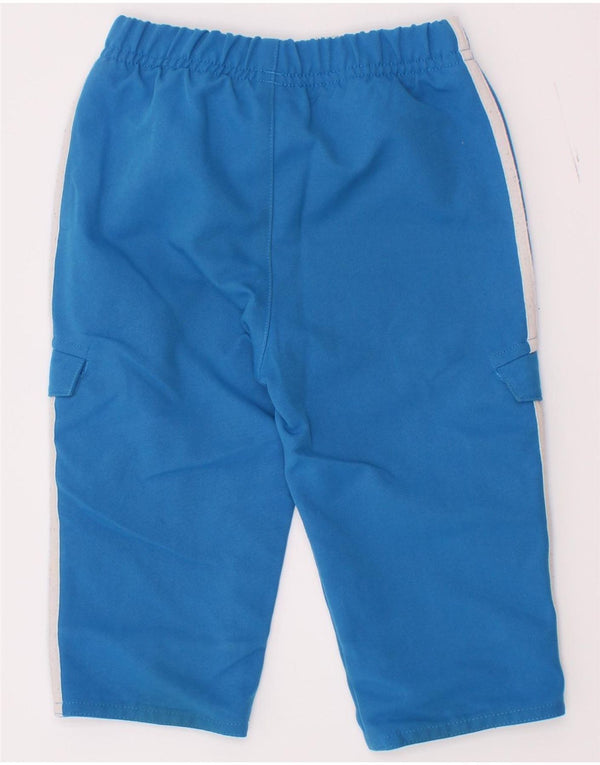 Calças de treino Adidas Baby Boys Cargo 6-9 meses azul poliéster