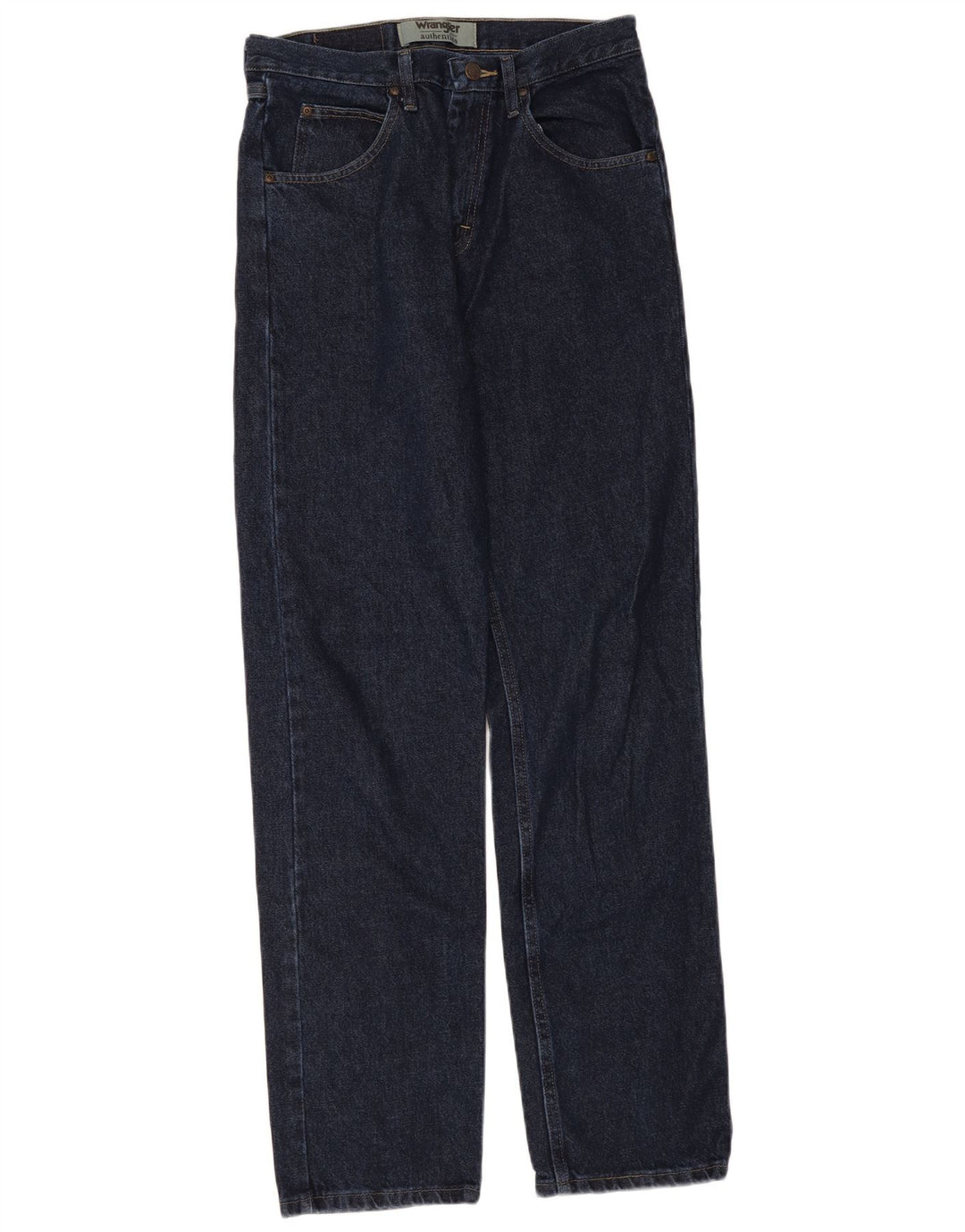 Wrangler Masculino Authentic Straight Jeans W30 L34 Azul Marinho Algodão