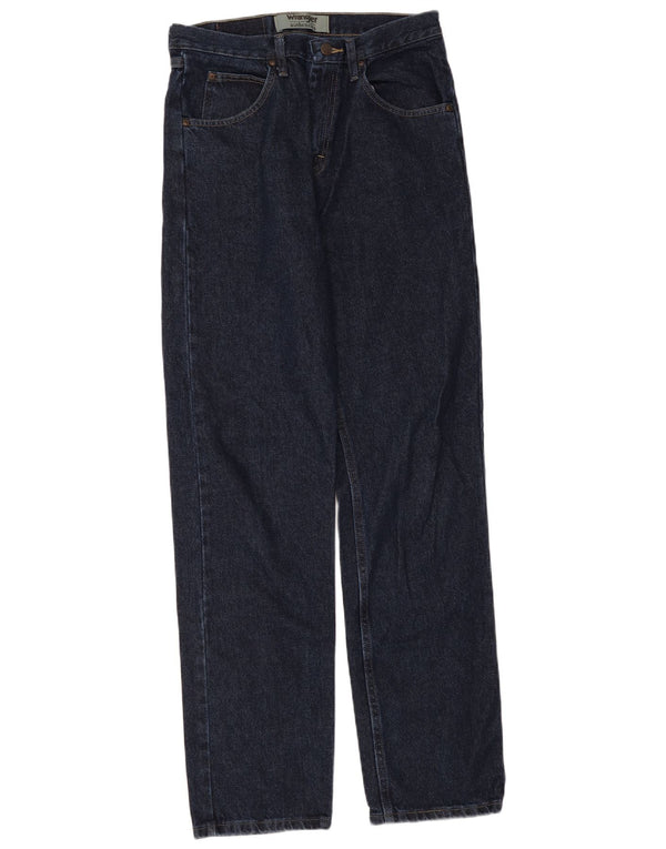Wrangler Masculino Authentic Straight Jeans W30 L34 Azul Marinho Algodão