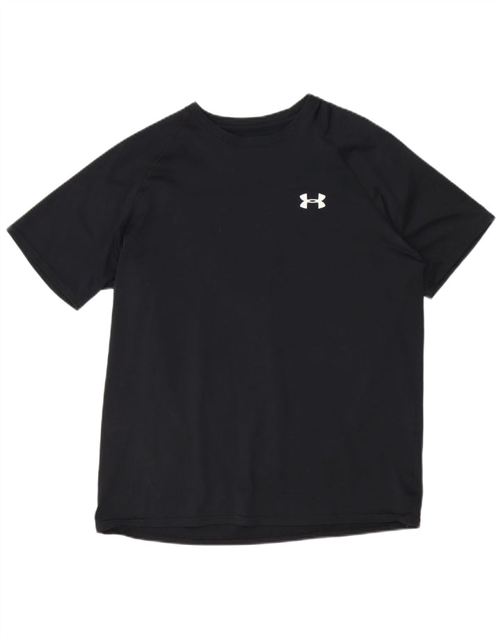 Camiseta masculina Under Armour Heat Gear Top médio preto
