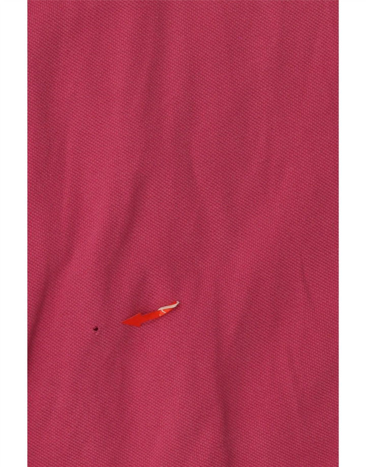 Camisa polo masculina TOMMY HILFIGER médio algodão rosa