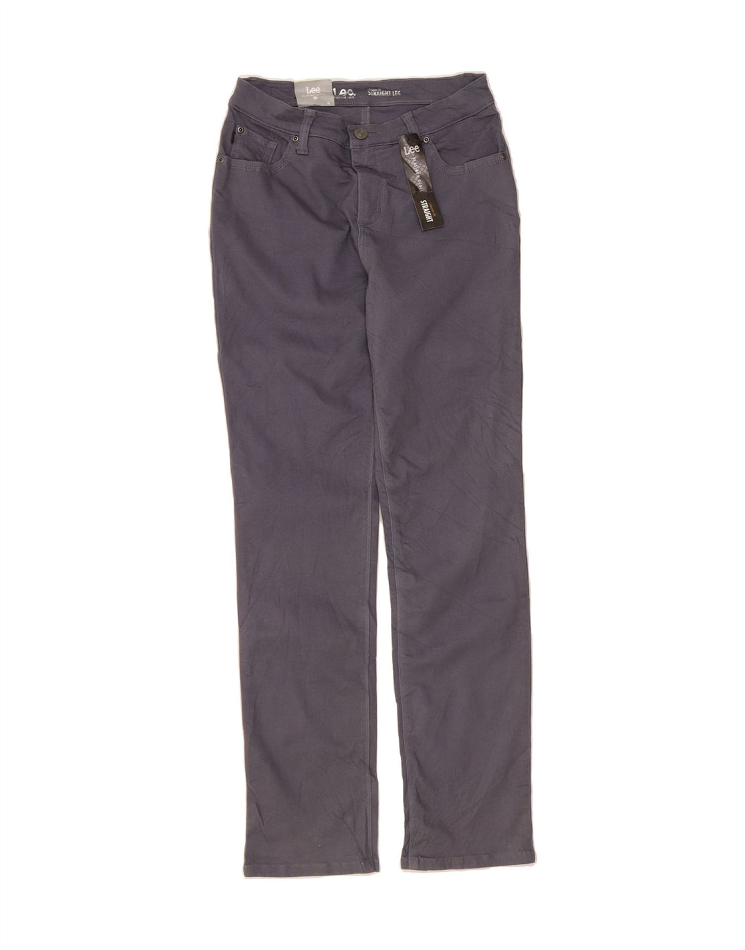 LEE Womens Classic Fit Straight Casual Trousers W28 L32 Grey Vintage Lee and Second-Hand Lee from Messina Hembry 