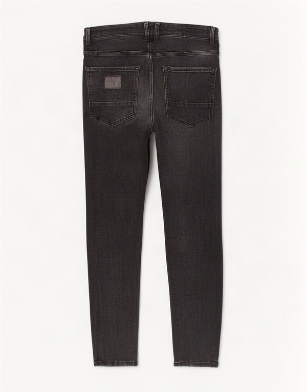 Zara Mens Skinny Jeans EU 42 Grande W32 L28 Algodão Cinza