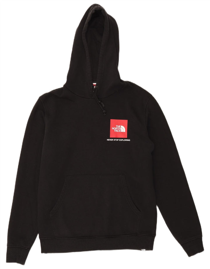 Suéter masculino com capuz The North Face médio algodão preto