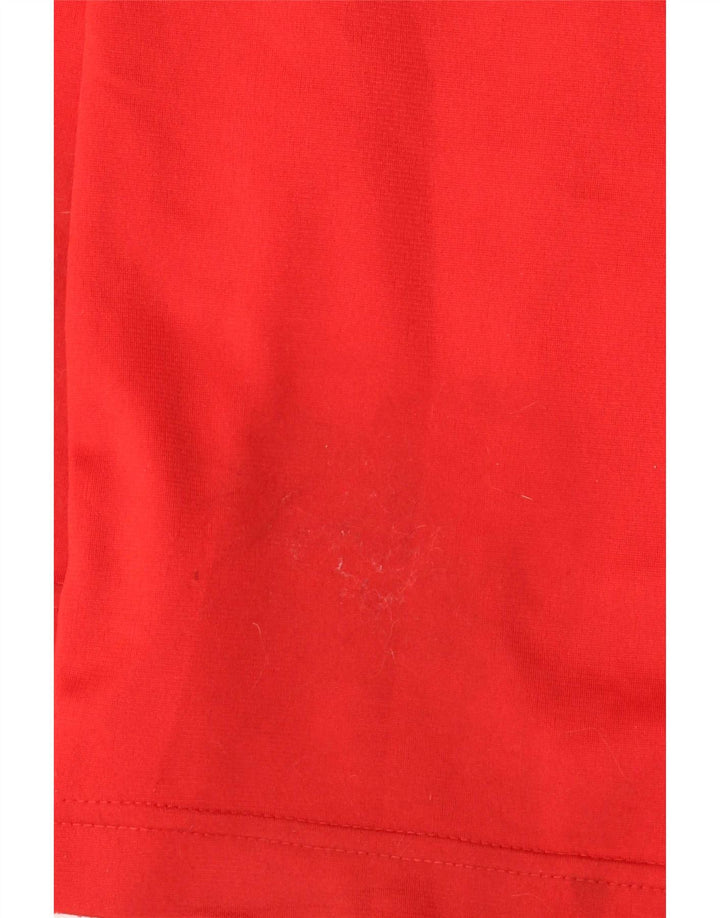 Calça de treino feminina Champion UK 8 pequeno poliéster vermelho