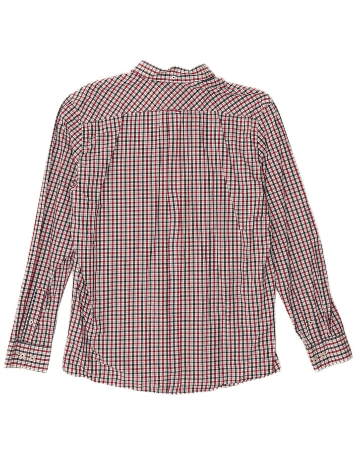 Camisa masculina Ben Sherman grande algodão xadrez multicolorido