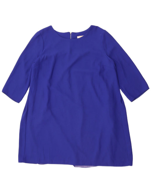 Vestido feminino Phase Eight com manga 3/4 UK 18 XL azul