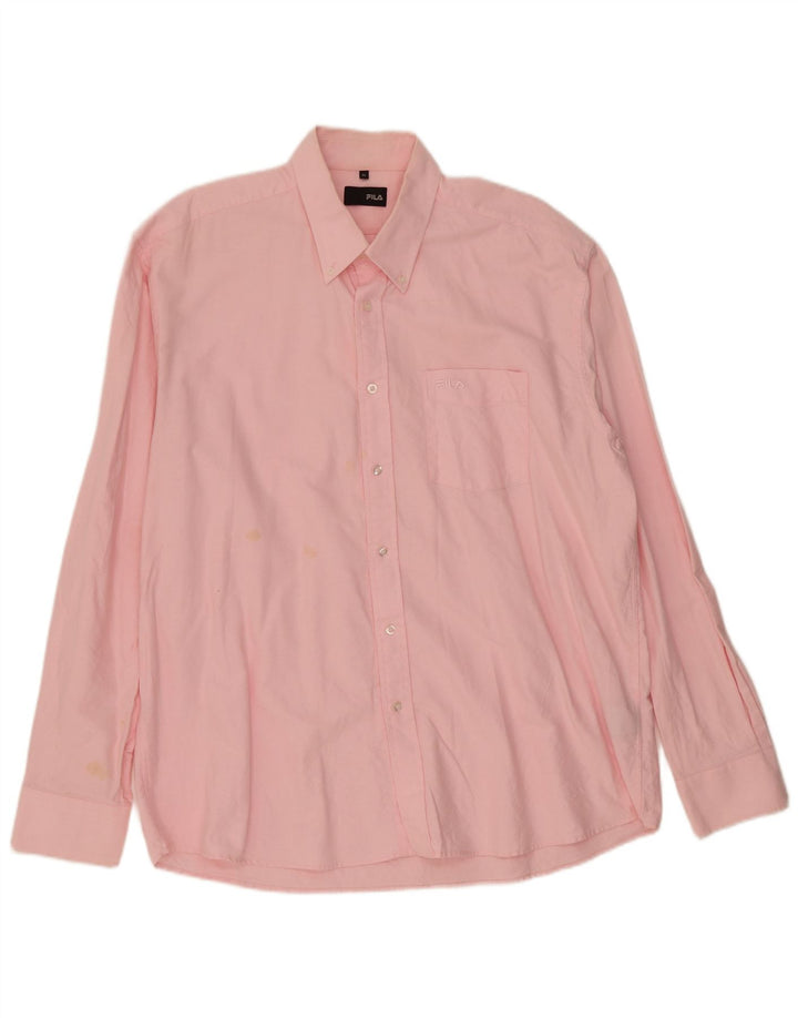 Fila Camisa Masculina XL Algodão Rosa