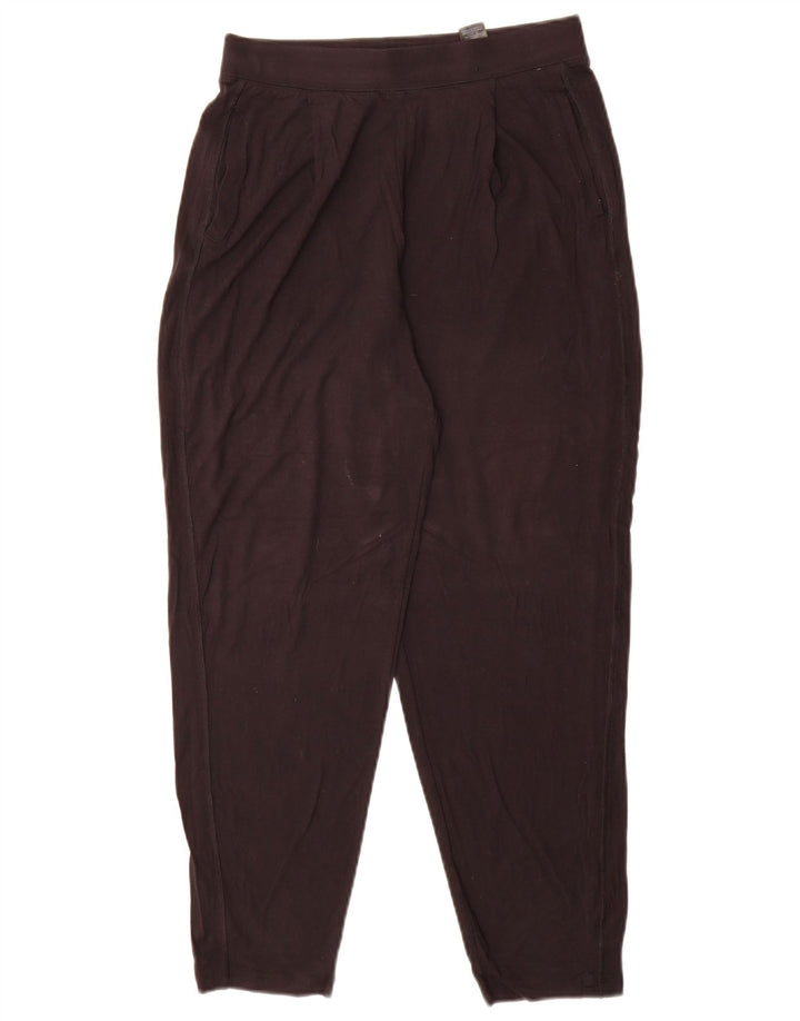 Calça de treino feminina Marks & Spencer Reino Unido 8 pequena viscose preta