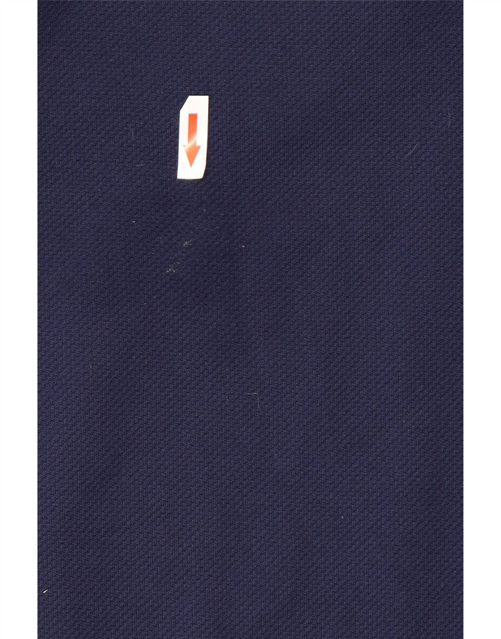 Calça de treino masculina Umbro pequena azul marinho poliéster