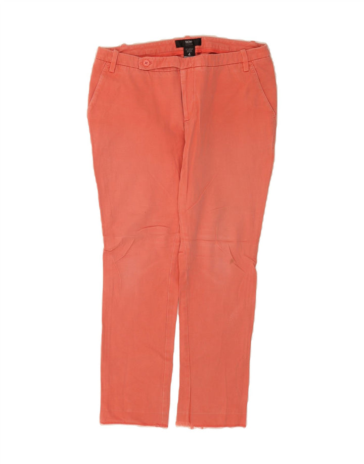 MOSSIMO Womens Slim Chino Trousers US 4 Small W30 L28 Pink Cotton Vintage Mossimo and Second-Hand Mossimo from Messina Hembry 