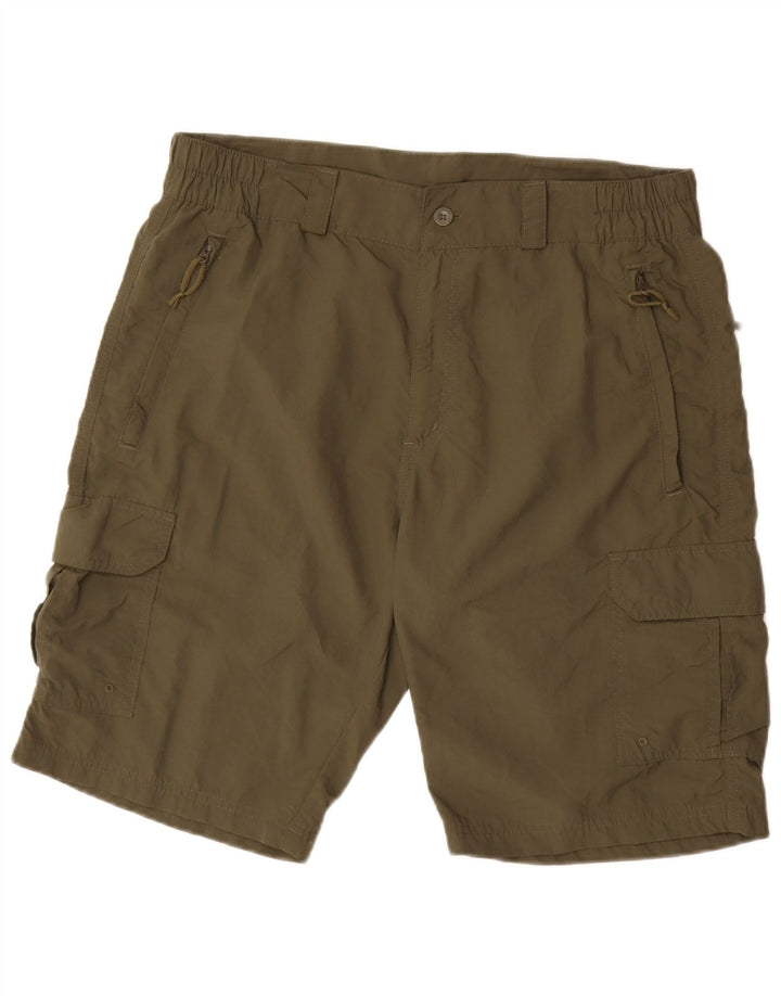 Shorts cargo masculino MOUNTAIN WAREHOUSE W34 grande cáqui nylon