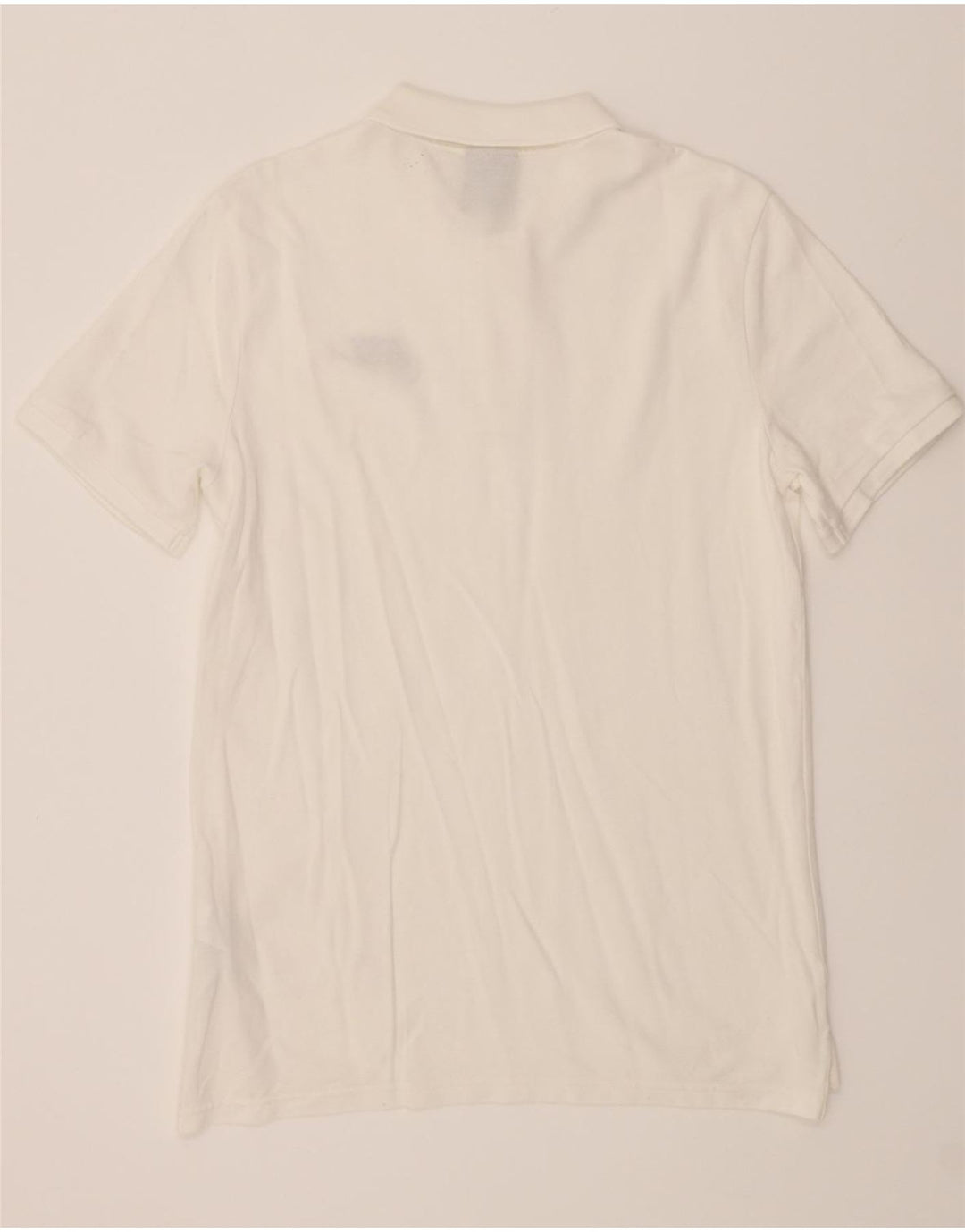 NIKE Mens Polo Shirt Medium White Cotton Vintage Nike and Second-Hand Nike from Messina Hembry 